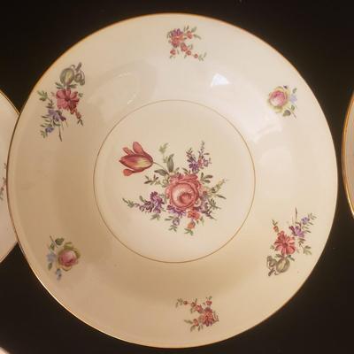 Household Institute Priscilla Pattern Bowls and Plates ( DR-KD)