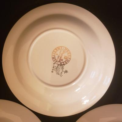Household Institute Priscilla Pattern Bowls and Plates ( DR-KD)