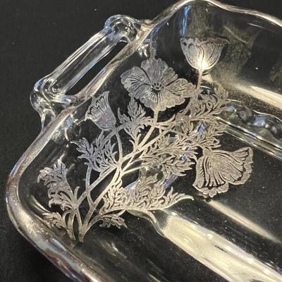 Etched Glass Bowl, Platter & More (M-RG)