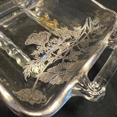 Etched Glass Bowl, Platter & More (M-RG)