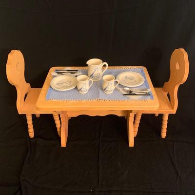 An American Girl Doll clothing, and Table with Chairs (GR-KW)