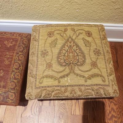 Two Upholstered Stools (GR-KD)