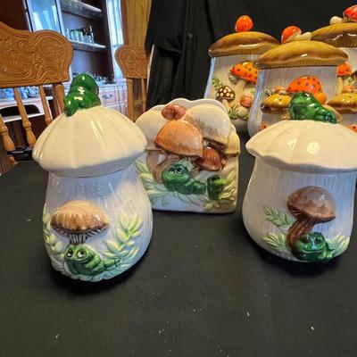Merry Mushroom Vintage Sears Canisters & More (M-RG)