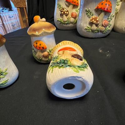 Merry Mushroom Vintage Sears Canisters & More (M-RG)