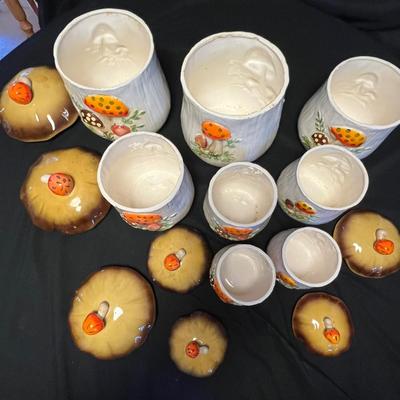 Merry Mushroom Vintage Sears Canisters & More (M-RG)