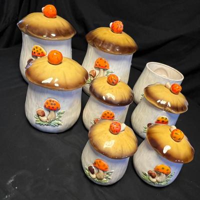Merry Mushroom Vintage Sears Canisters & More (M-RG)