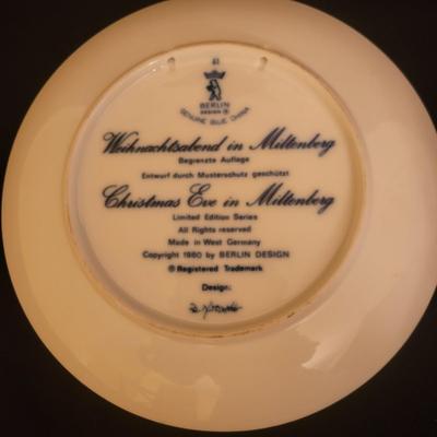 Bing and Grondahl Copenhagen Porcelain and Berlin Designs Christmas Plates ( GR-KD)