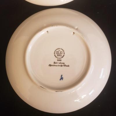 Bing and Grondahl Copenhagen Porcelain and Berlin Designs Christmas Plates ( GR-KD)