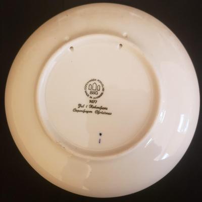 Bing and Grondahl Copenhagen Porcelain and Berlin Designs Christmas Plates ( GR-KD)