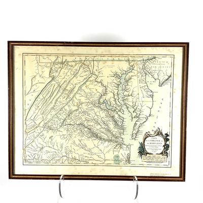 1072 Reproduction Map of VA. MD. DE. 1755
