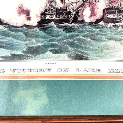 1073 Perry's Victory on Lake Erie & Gilmor Meredith of Baltimore 1860