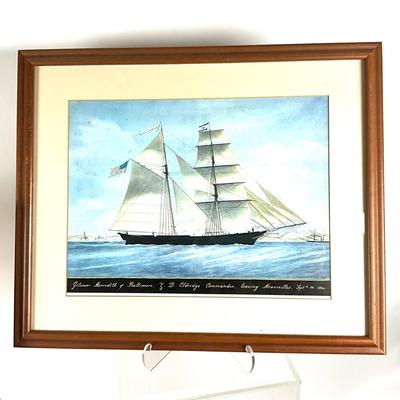1073 Perry's Victory on Lake Erie & Gilmor Meredith of Baltimore 1860