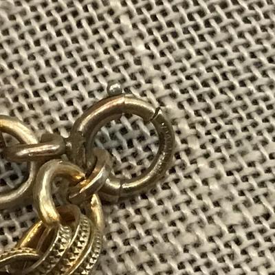 1/20 Gold Filled Vintage Chain with  CloisonnÃ© Enamel Feng Shui Hippocampus Sea Horse Pendant