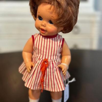 1960s Mattel Baby Walk Small Doll