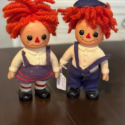 Bank Royal Ind Pair Raggedy Ann and Andy