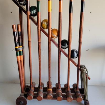 Restoration Hardware Vintage Croquet set