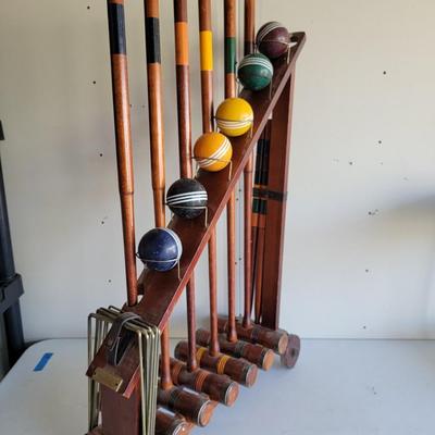 Restoration Hardware Vintage Croquet set