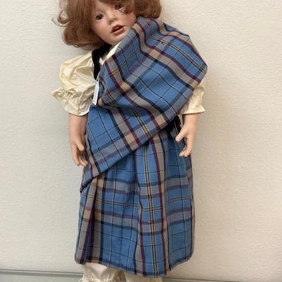 Scottish-Irish Porcelan Doll 28"