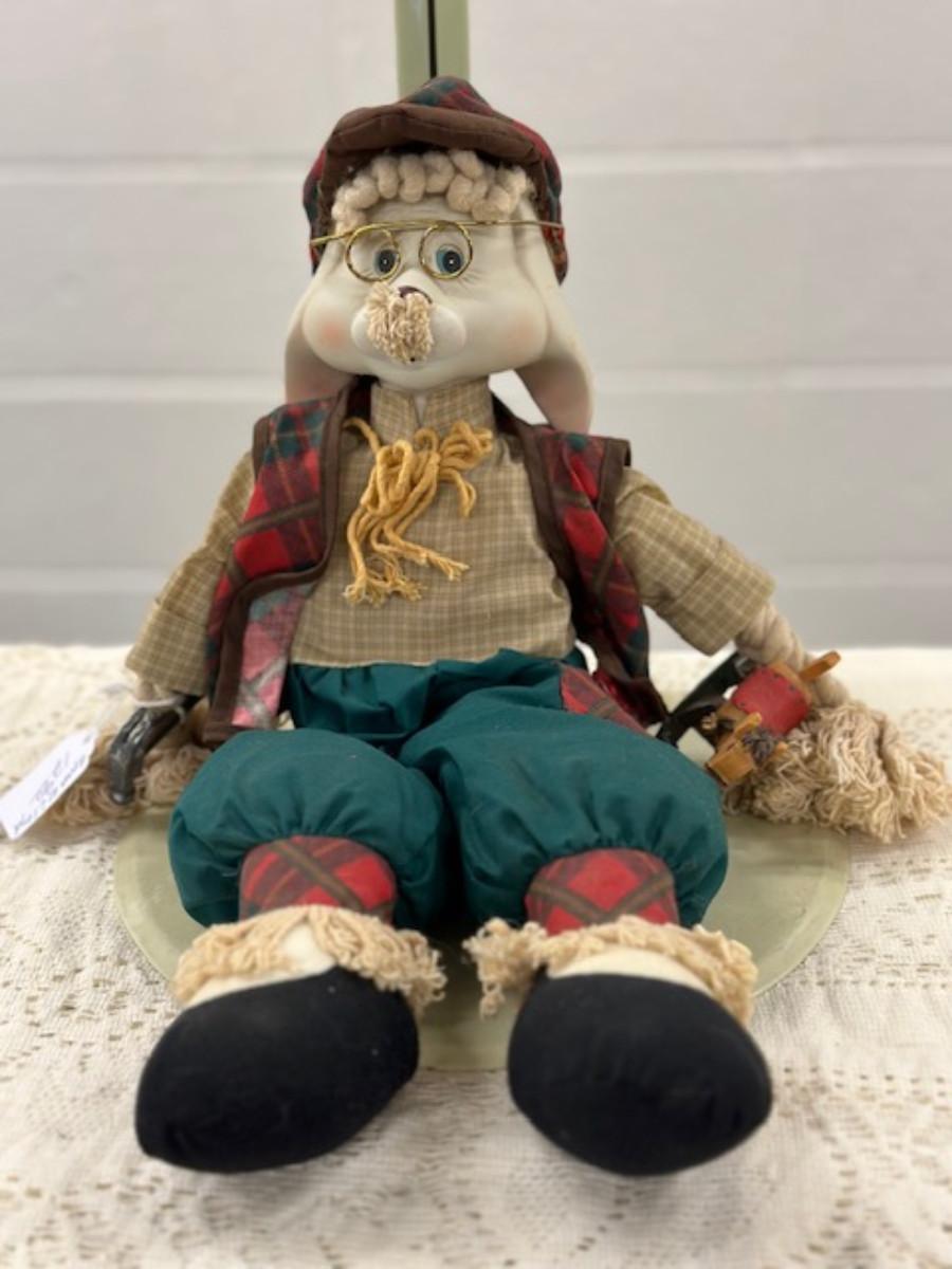 Porcelain bunny doll sales
