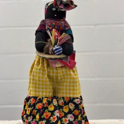 Cloth African Doll 16"