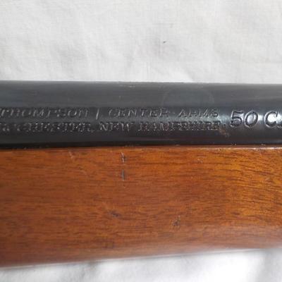Thompson Arms Ctr, percussion cap 50 cal. Black powder rifle/ est. $150-$500.