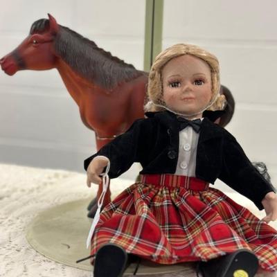 Doll Riding Horse