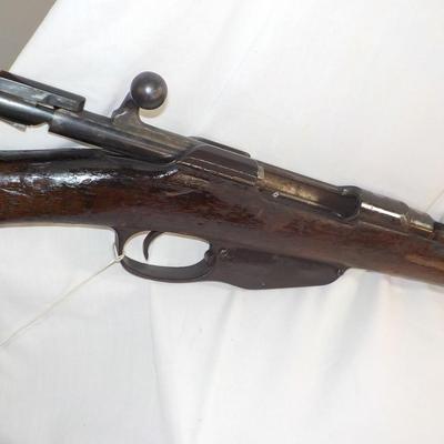 Steyr 1889 Dutch rifle, 7,7 cal. Calvalry Carbine/ est $100 to $350