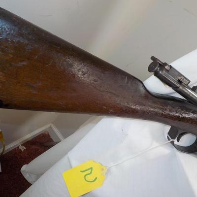 Steyr 1889 Dutch rifle, 7,7 cal. Calvalry Carbine/ est $100 to $350