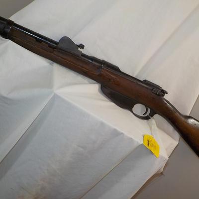 Steyr 1889 Dutch rifle, 7,7 cal. Calvalry Carbine/ est $100 to $350