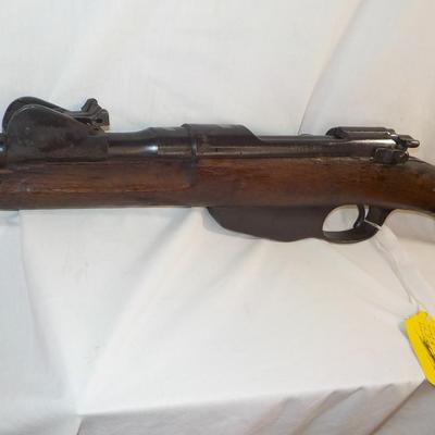 Steyr 1889 Dutch rifle, 7,7 cal. Calvalry Carbine/ est $100 to $350
