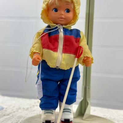12" Doll on Skis
