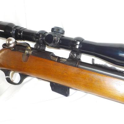 Glenfield Model 60 w/ scope and magazine./ est. $130 to $300.