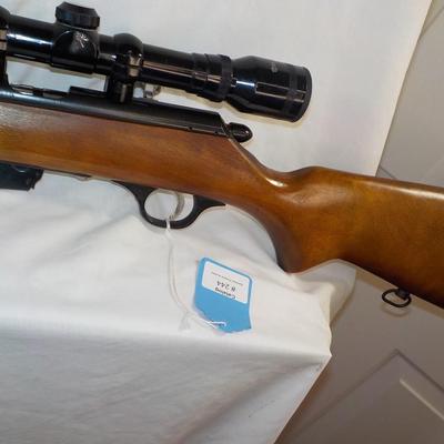 Glenfield Model 60 w/ scope and magazine./ est. $130 to $300.