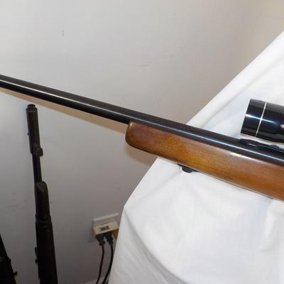 Glenfield Model 60 w/ scope and magazine./ est. $130 to $300.