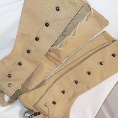 Pair of WW2-1938- Combat M38 Leggings./ est $30 to $100.