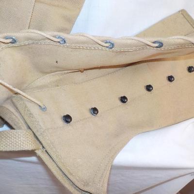 Pair of WW2-1938- Combat M38 Leggings./ est $30 to $100.