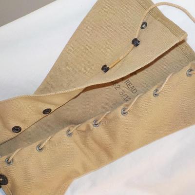 Pair of WW2-1938- Combat M38 Leggings./ est $30 to $100.