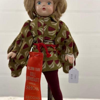 Vintage Doll 14"