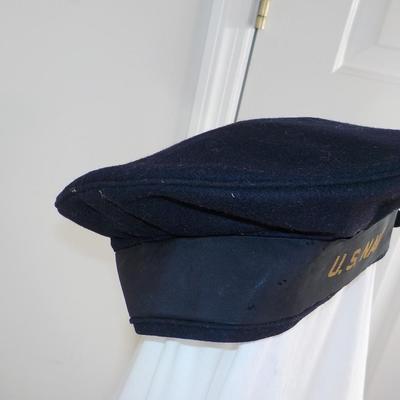 Navy WW2 Beret used on ship over seas./ est $30 to $100