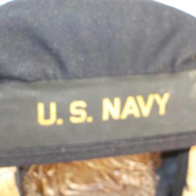 Navy WW2 Beret used on ship over seas./ est $30 to $100