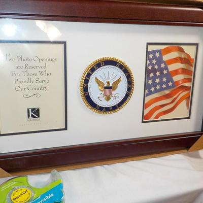 For your Naval Hero/18 x 10 in. inset own picture/ $20 to $40.