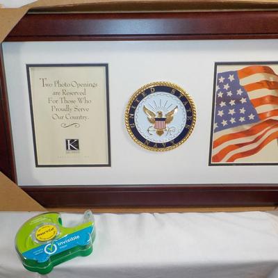 For your Naval Hero/18 x 10 in. inset own picture/ $20 to $40.