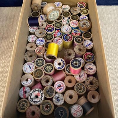 Vintage Sewing Spools