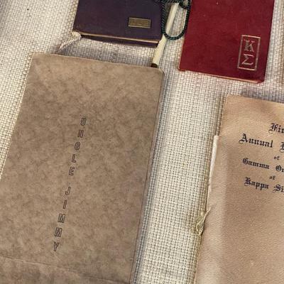 1911-1913 KU Kappa Sigma Books