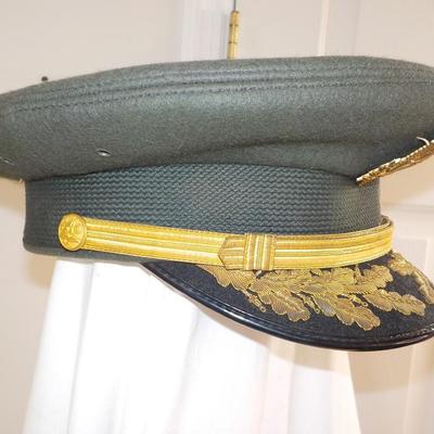 Real US Army Field Grade Dress hat w/ clover. est. $70 to $150.