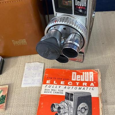 Dejur Electra Fully Automatic 8mm Movie Camera