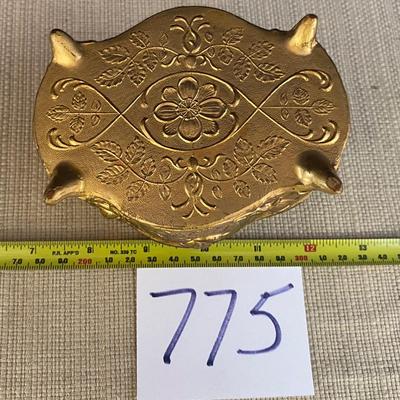Vintage Metal Trinket Box