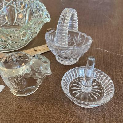 Misc Pressed Glass Pieces