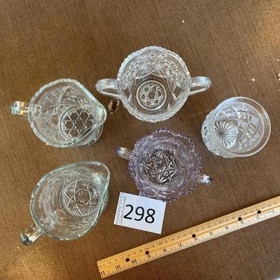 Assorted Cream & Sugar Dishes