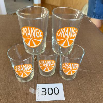 5 Juice Glasses